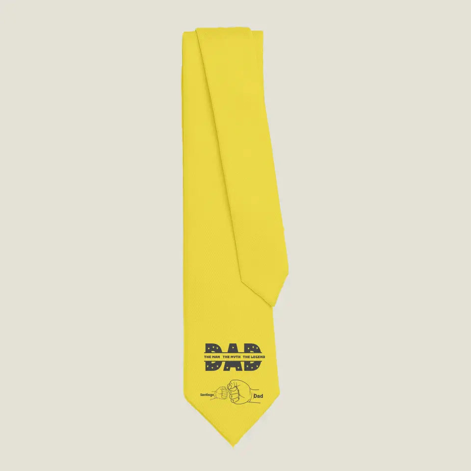 Hand to Hand, Dad the man, the myth, the legend, Custom Neckties