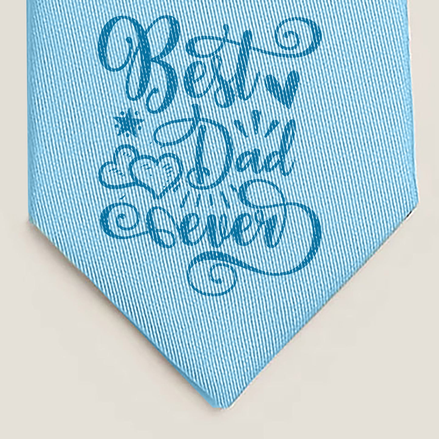 Best Dad Ever Heart Necktie