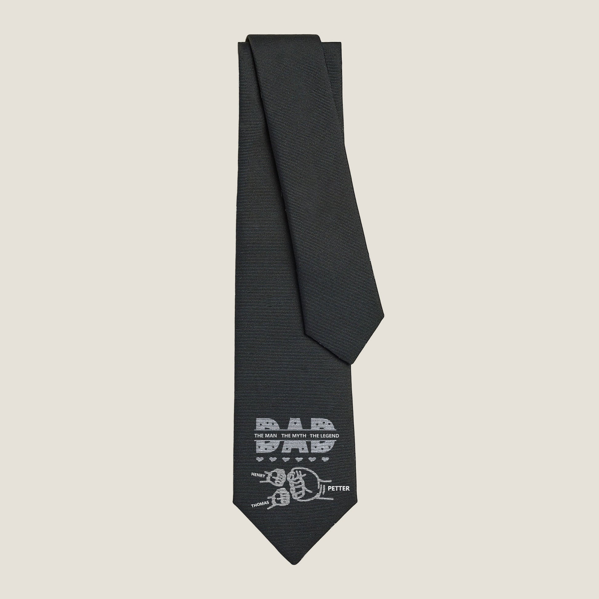 Personalized Neckties for DAD, The Man The Myth The Legend - Cool Ties