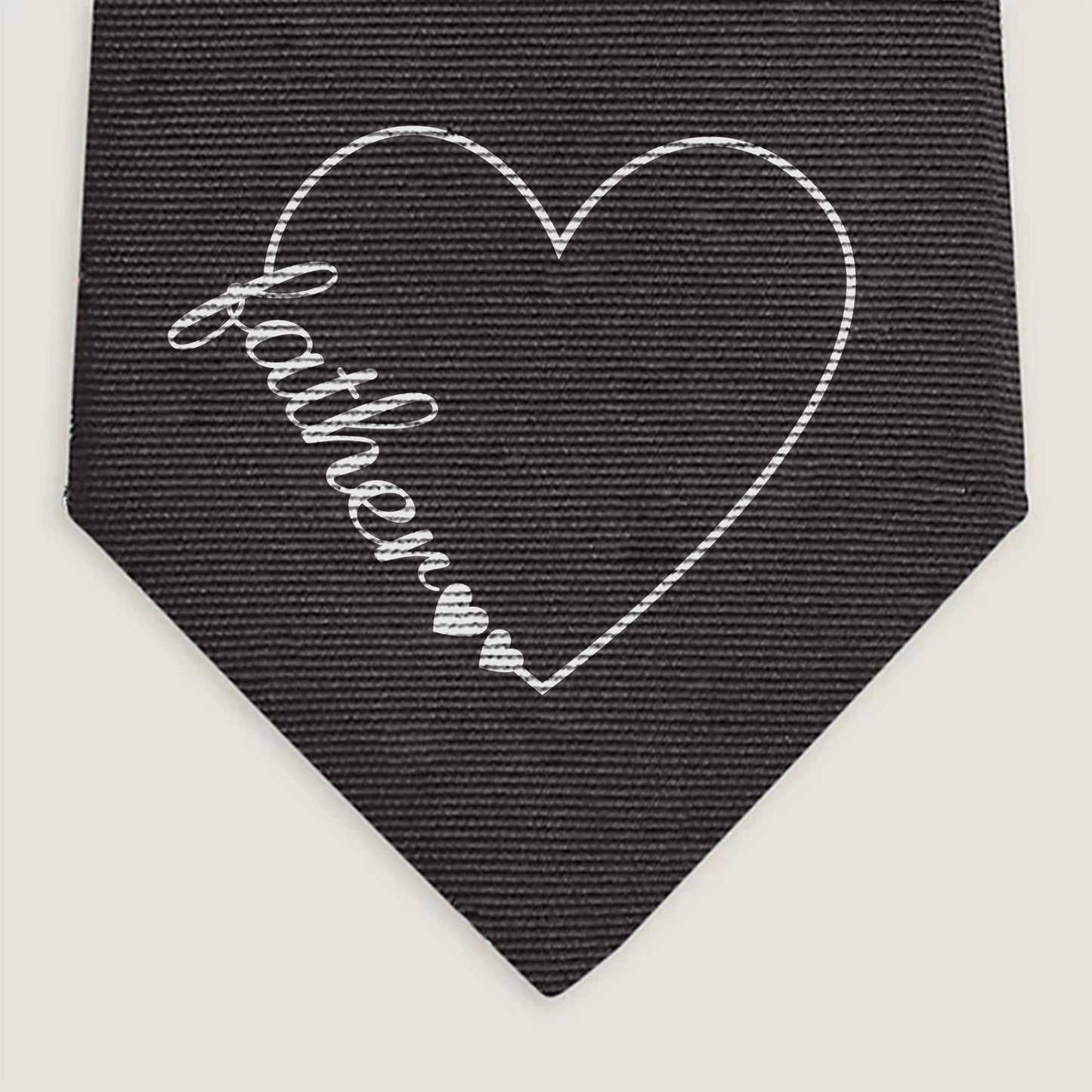 Father with Heart Neckties - Cool Ties